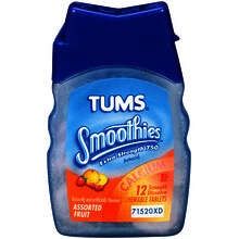 Tums Smoothies Chewable XS Travel Size