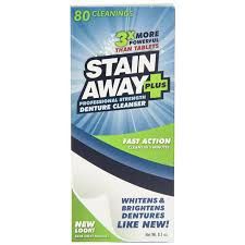 Stain Away Plus Powder 80 Cleanings - 8.1 Oz