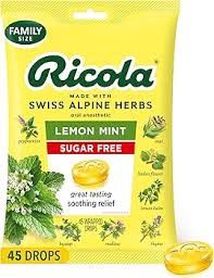 Ricola Herb Throat Drops - Lemon Mint Sugar Free