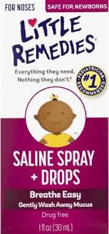 Little Remedies Saline Spray + Drops For Noses