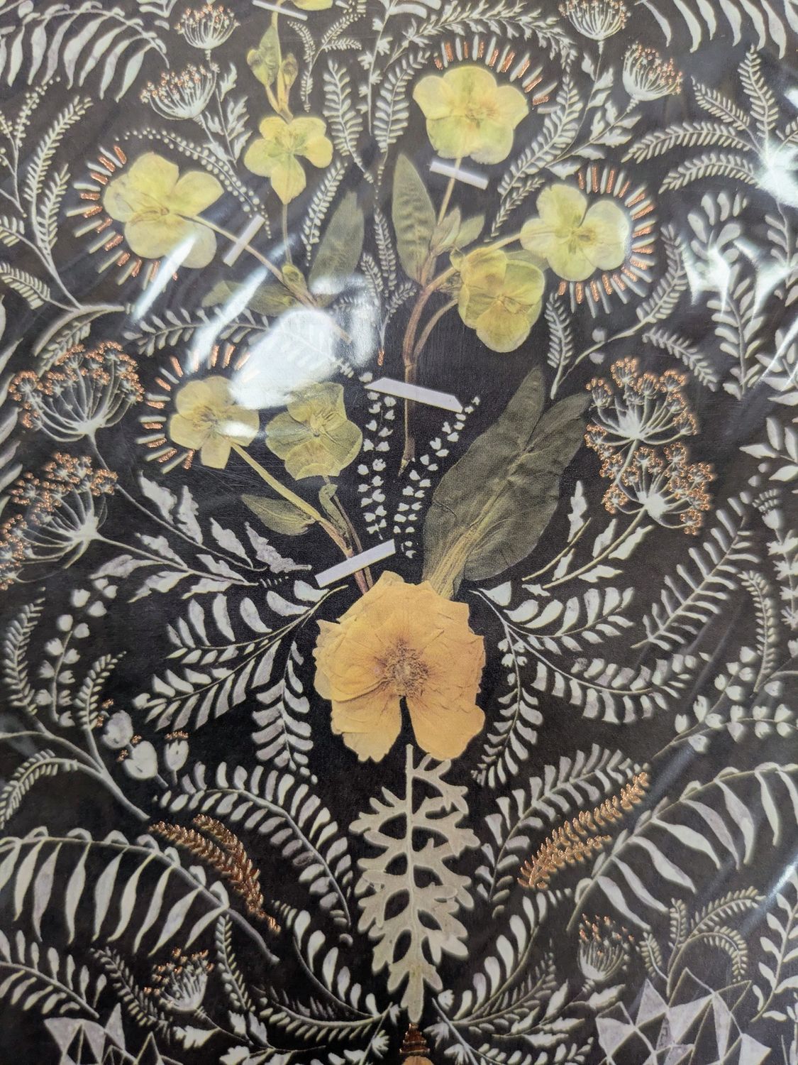 Onyx Lace Wrapped Card