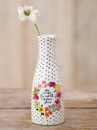 Natural Life Small Vase - You Make The World A Better Place