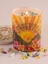 Gemstone Candle - You Make The World Better