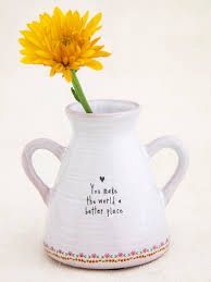 Artisan Vase - You Make The World A Better Place