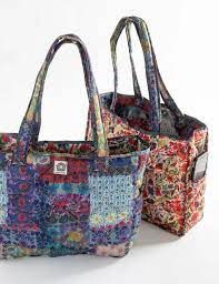 Reversible  Puffy Tote (Lg)