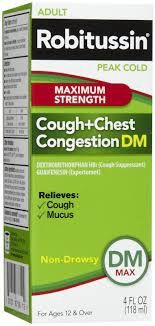 Robitussin Cough+Chest Congestion Dm Liquid - 4 fl oz