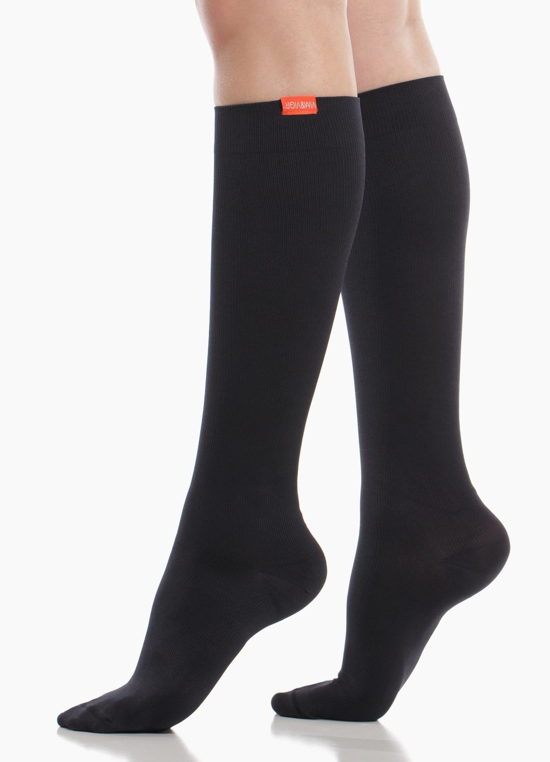 Vim &amp; Vigor Compression Socks Classic Black S/M