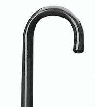 Cane Black Round/Handle