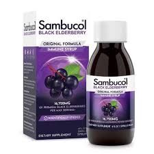 Sambucol Black Elderberry Vegan Immune Support Syrup - 4 fl oz