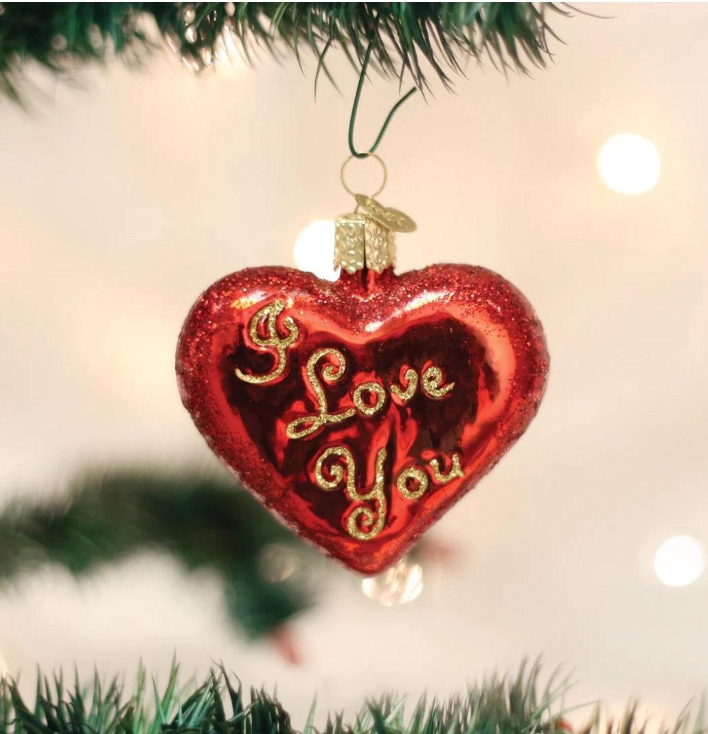 I Love You Oranament