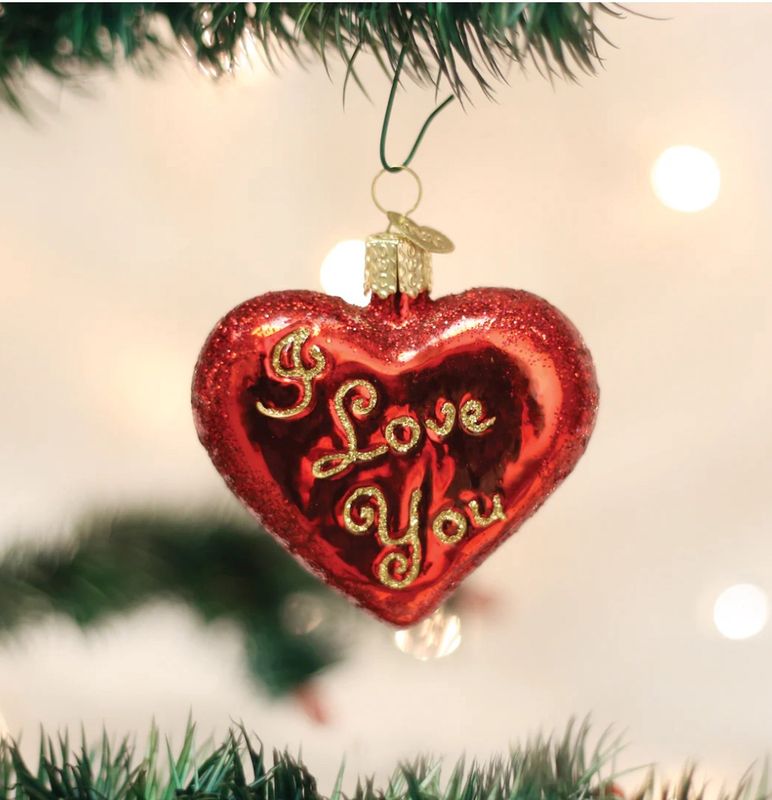 I Love You Oranament