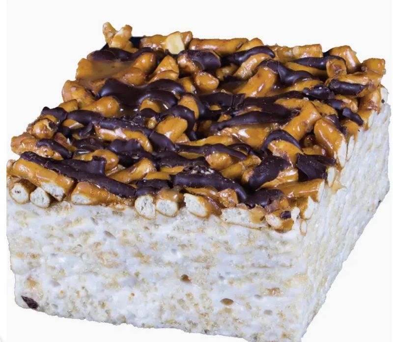 Pretzel Suprise Crispy Cake