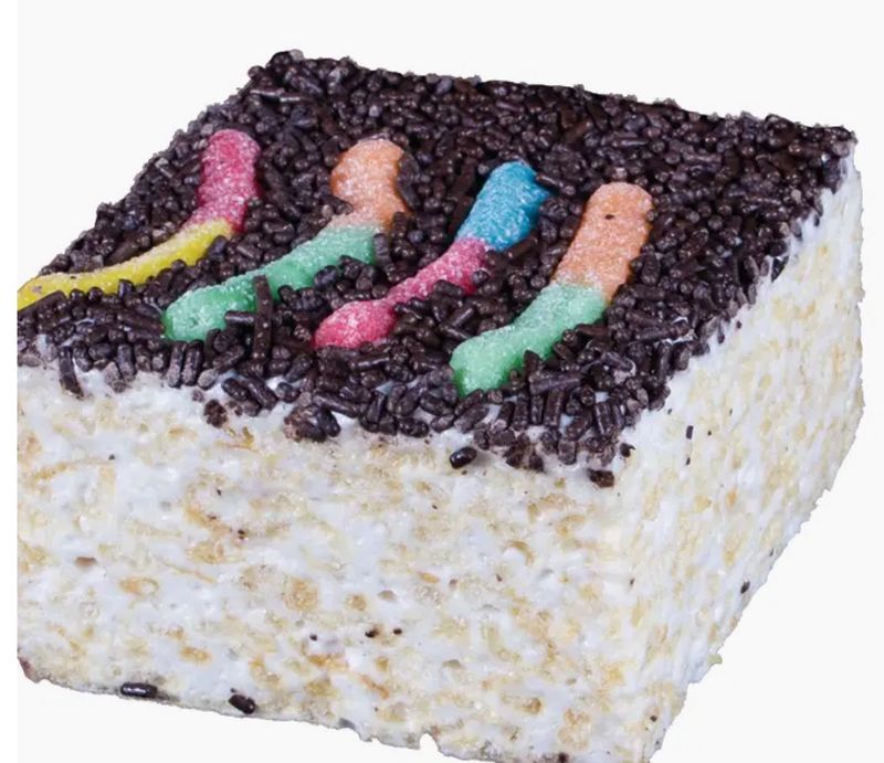 Worms In Dirt Crispy Cake