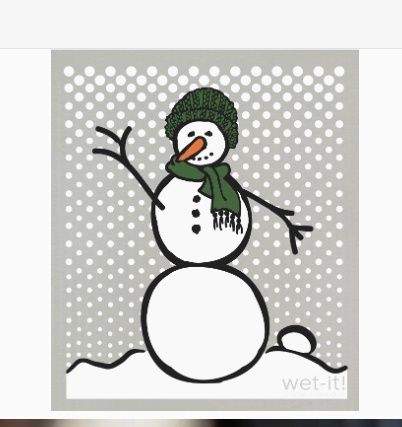 Snowman  Swedish  Dishcloth