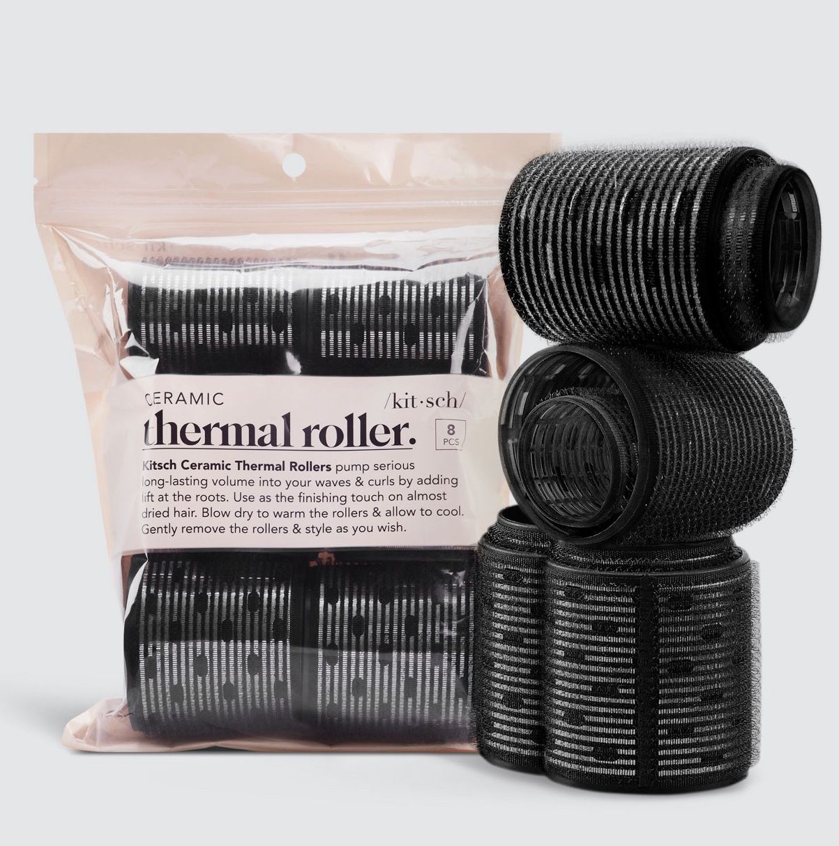 Ceramic Hair Roller 8pc Variety Pack