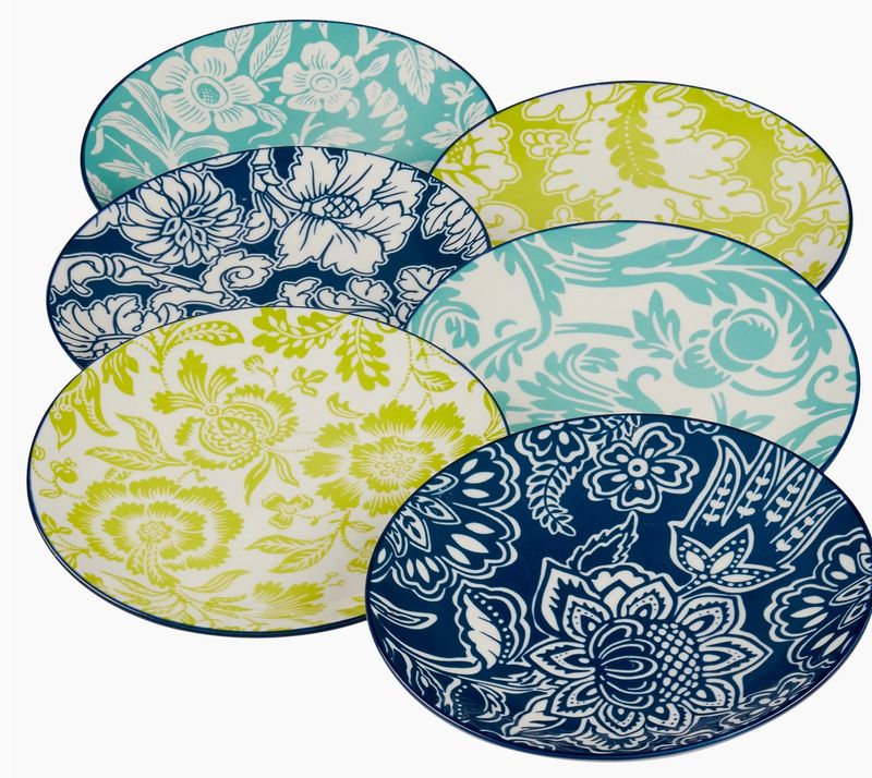 Tapestry Canape Plate 6in 6 Asst