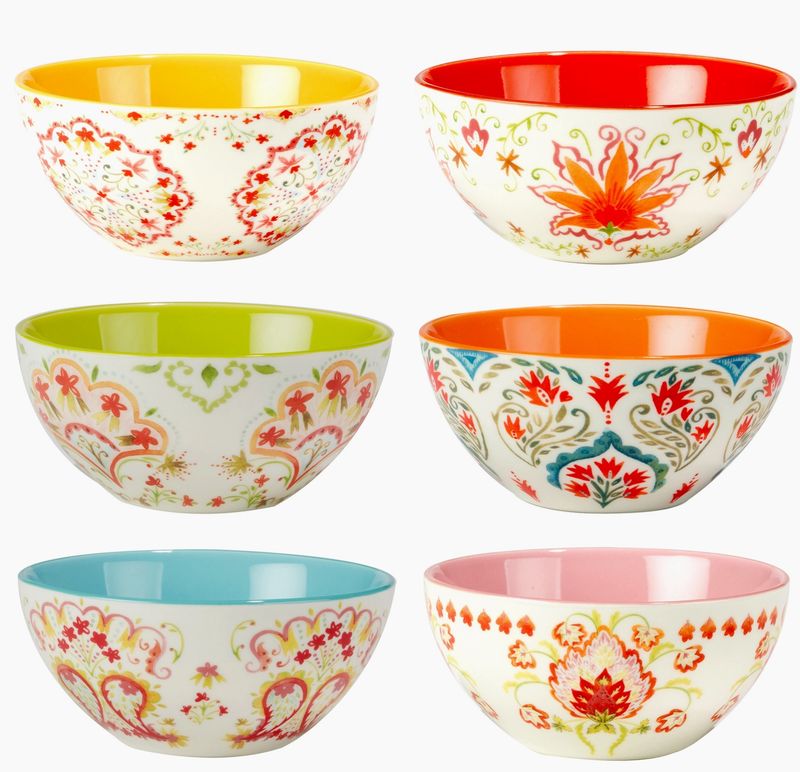 Francesca Bowl 4.75 inch  Assorted Patterns