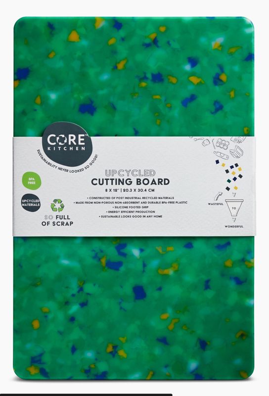 Recycled   Green Confetti Cutting Board