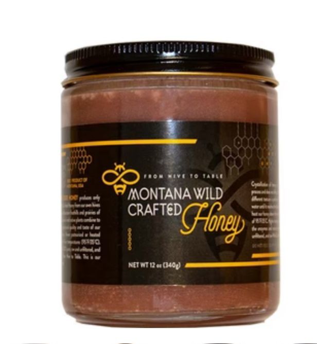 Montana  Wild Crafted Honey  - Choke Cherry 12 oz