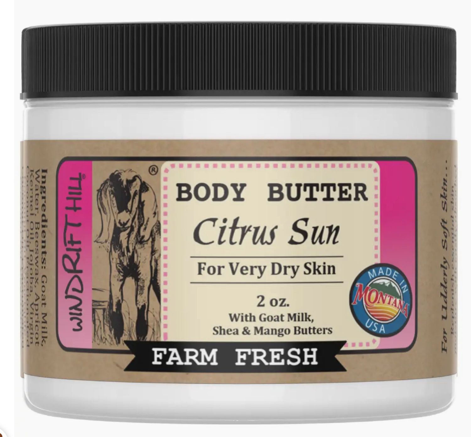 Citrus Sun | Goat Milk Body Butter | Travel Size