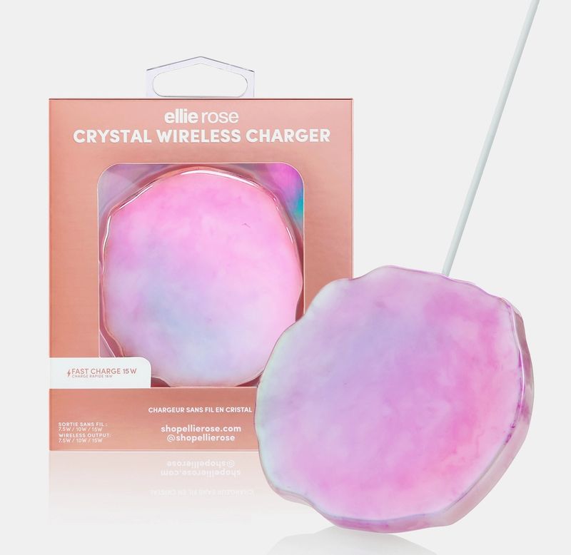 Crystal Wireless Charger - Rose