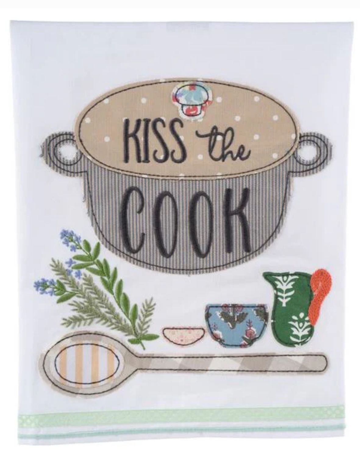 Kiss The Cook Tea Towel Glory Haus
