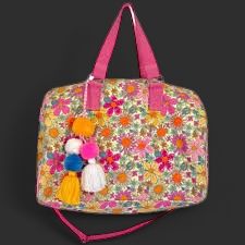 Jane Marie Fancy Floral Weekender Bag