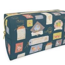 Molly &amp; Rex Stamp Travel Cosmetic Bag