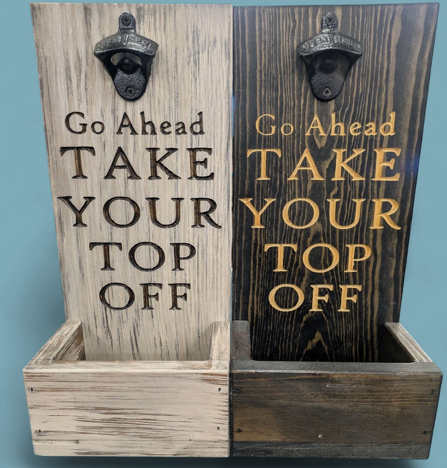 MT Bottle Opener Sign With Box (Assorted Colors)