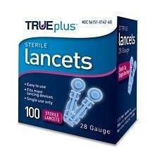 Trueplus Lancets 28 Gauge 100ct