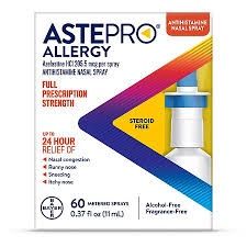 Astepro Allergy Antihistamine Nasal Spray 60 Metered Sprays