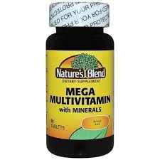 Mega Multivitamin with Minerals, 60 Tablets