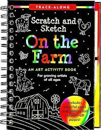 Scratch &amp; Sketch Book - ON THE FARM