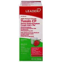 Leader Tussin CF Cough Syrup