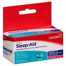 Leader Sleep Aid 50 Mg Softgel