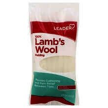 Leader 100% Lambs Wool Pad 3/8Oz