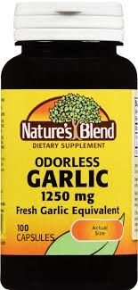 Odorless Garlic - 1250mg, 100 Capsules