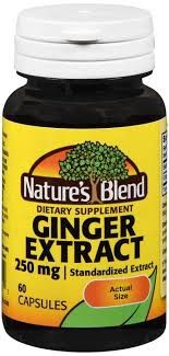 Ginger Extract - 250 mg, 60 Caps