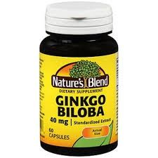 Ginkgo Biloba - 40mg, 60 Capsules
