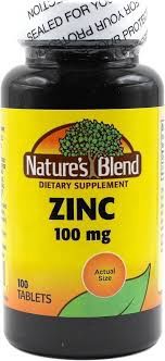 Zinc Gluconate 100mg Tablets 100 ct