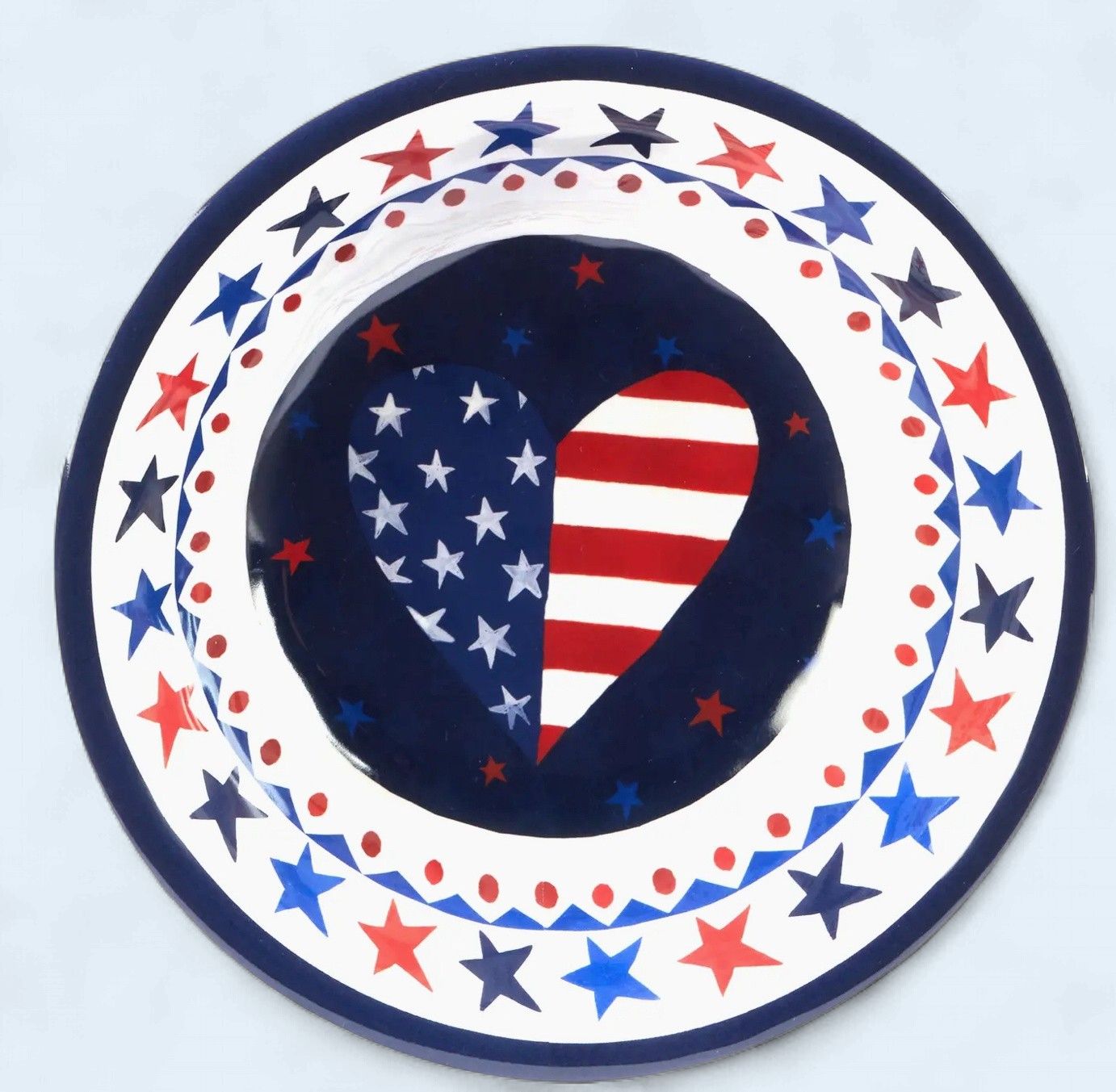 Stars &amp; Stripes Melamine Bowl 7.5 IN
