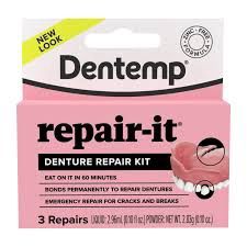 Dentemp Repair It Kit - 3 Denture Repairs