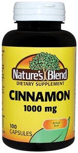Cinnamon - 1000mg, 100 Capsules