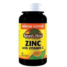 ZINC WITH VITAMIN C - 120 Softgels