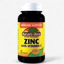 Zinc With Vitamin C - 120 Softgels