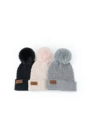 Super Poof Kid'S Pom Hat - Grey