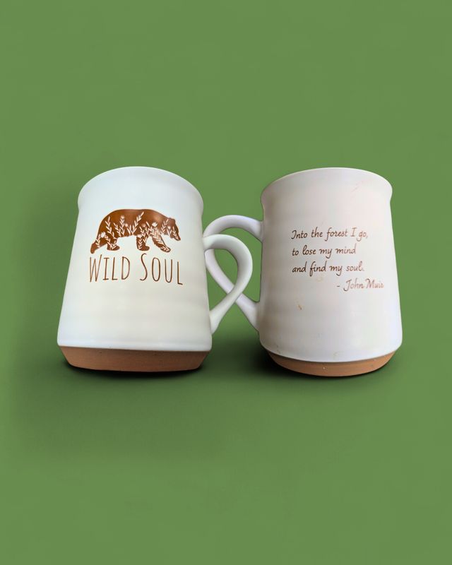 Ceramic Montana Mug -  Wild Soul With John Muir Quote