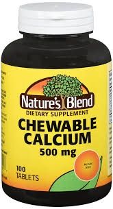 Calcium - 500 Mg, 100 Chewable Tablets
