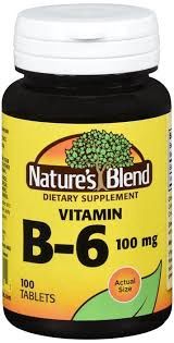 Vitamin B-6 - 100 mg, 100 Tablets