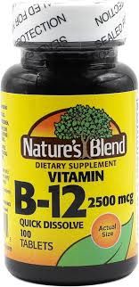B-12 - 2500mcg, 100 Quick Dissolve Tablets